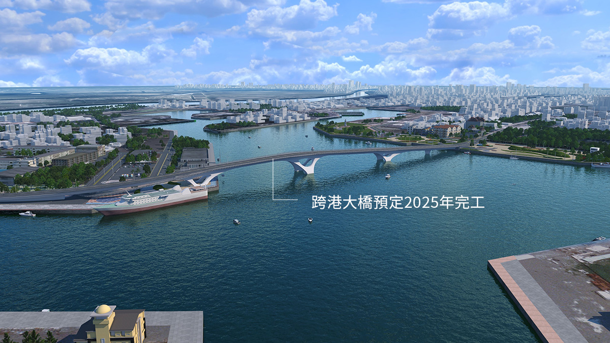 安平漁港跨港大橋,地利首席名宅-永華海悅